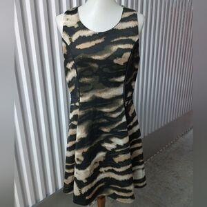 Stylish Camouflage Print Dress